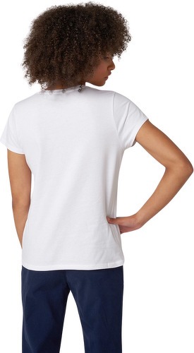 ROLAND-GARROS-T-shirt femme à col rond logo Roland-Garros - blanc-4