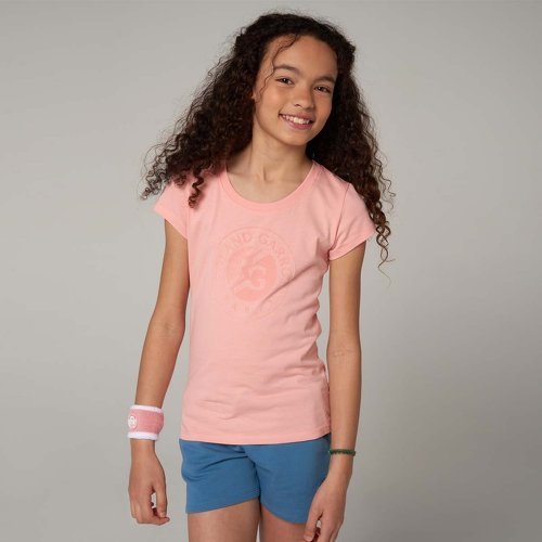 ROLAND-GARROS-T-shirt fille Roland-Garros - Rose-0