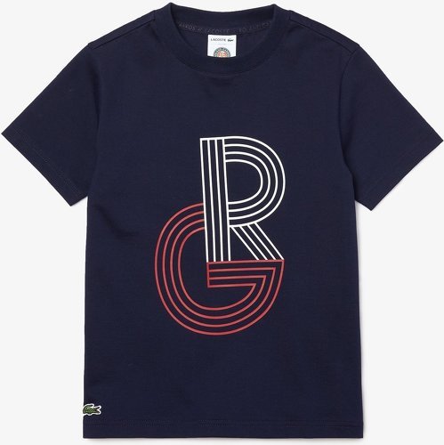 LACOSTE-T-shirt garçon Lacoste pour Roland-Garros - Marine-0