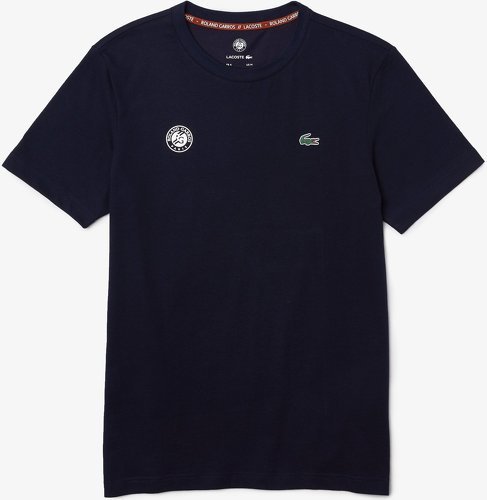 LACOSTE-T-Shirt Lacoste Roland Garros Bleu Marine-image-1