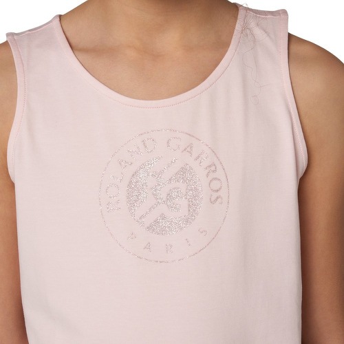 ROLAND-GARROS-Débardeur fille Roland Garros - Rose-2