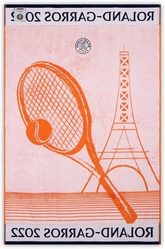 CARRE BLANC-Serviette joueur Roland-Garros 2022 - Terre-battue-2