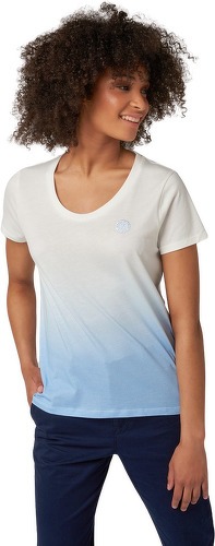 ROLAND-GARROS-T-shirt ecru femme tie and dye Roland-Garros - bleu clair-2