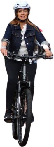 HELMET+-PHENIX BL Casque vélo/trott/speed éclairage, clignotants, audio L - Blanc-4
