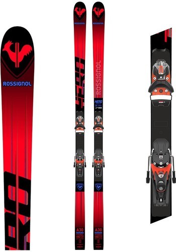ROSSIGNOL-Pack Ski Rossignol Hero Gs R22 + Fixations Spx 12 Red Homme-0