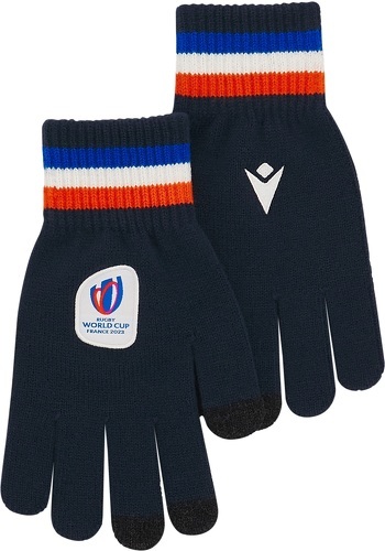 MACRON-Gants Supporter Coupe du Monde Rugby France 2023 Bleu-1