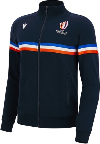 MACRON-Sweat-shirt Zip Macron Adulte Rugby France World Cup 2023 Officiel-image-1