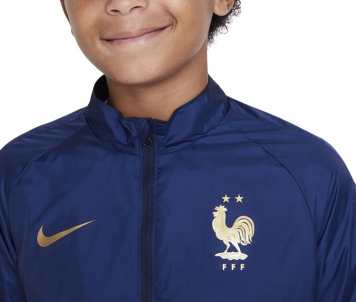 NIKE-Veste France Academy AWF Bleu Junior-2