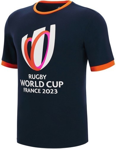 MACRON-T-shirt Coupe du Monde Rugby France 2023 Bleu Junior-0