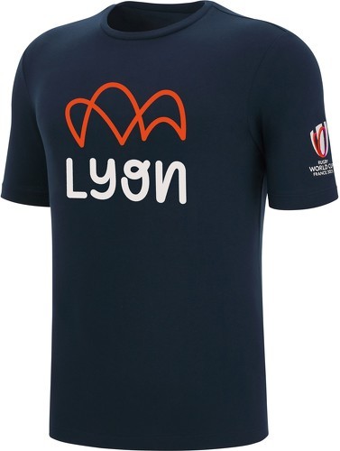 MACRON-T-shirt Rugby Lyon World Cup 2023 Officiel-0