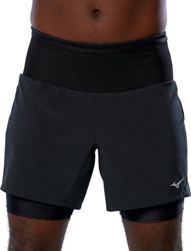 MIZUNO-Mizuno Shorts Multi Pocket 7.5 2 In 1-3