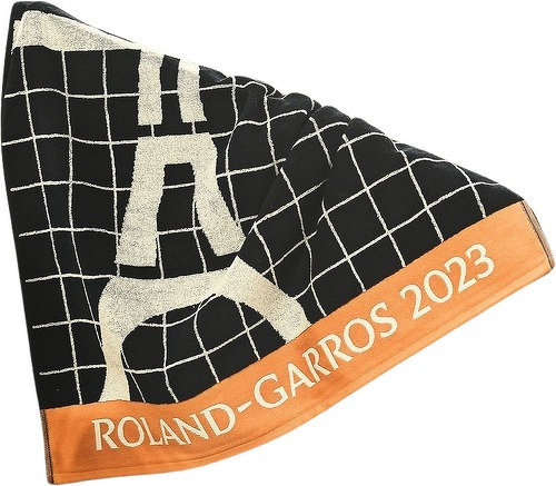 CARRE BLANC-Serviette joueur Roland-Garros 2023 - Marine-3