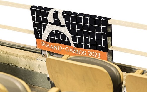 CARRE BLANC-Serviette joueur Roland-Garros 2023 - Marine-4