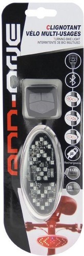 P2R-Éclairage vélo directionnel USB arrière sur tige de selle avec bouton indicateur de direction sans fil P2R-2