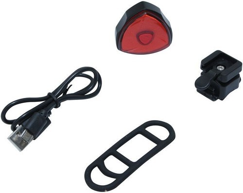 P2R-Éclairage vélo USB arrière sur tige de selle Led 30 lumens avec indicateur de freinage, 7 modes P2R-0