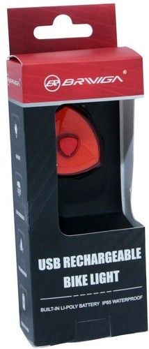 P2R-Éclairage vélo USB arrière sur tige de selle Led 30 lumens avec indicateur de freinage, 7 modes P2R-1