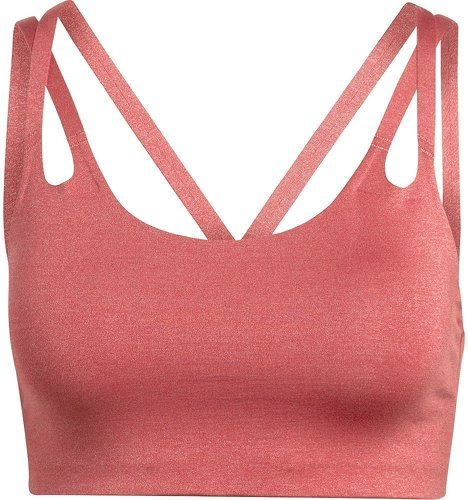 adidas Performance-Brassière Yoga Luxe Studio Maintien léger Fire-2