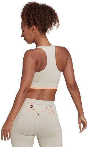 adidas-Brassière de running à maintien moyen en laine mérinos sans coutures-1