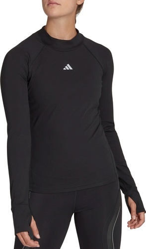 adidas Performance-Haut d'entraînement chaud à manches longues Techfit AEROREADY-0