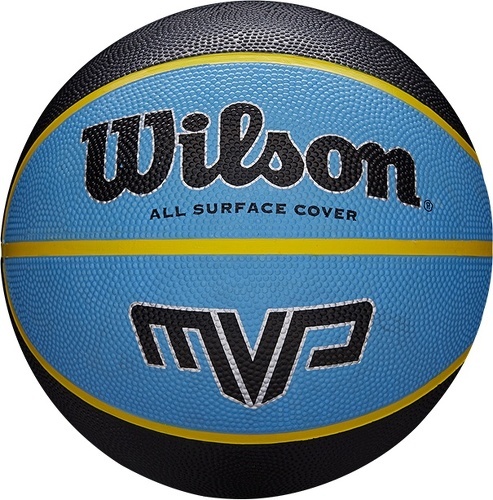 WILSON-WILSON MVP MINI BASKETBALL BLKBLU-image-1