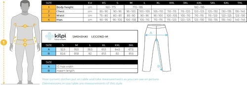 Kilpi-Pantalon ski DERMIZAX PRIMALOFT homme Kilpi LEGEND-3