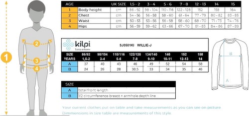 Kilpi-Sous-v?tement haut enfant Kilpi WILLIE-3