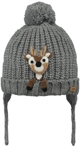 barts-BARTS bonnet JR DAYLE BEANIE - HEATHER GREY-0