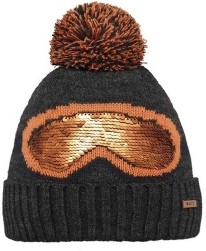 barts-BARTS bonnet JR FRIENT BEANIE - DARK HEATHER-0