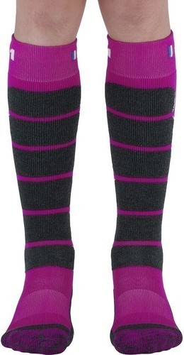 MONNET-MONNET Chaussettes de ski SNOWPARK Junior- Rose-3