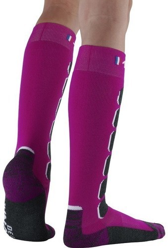 MONNET-MONNET Chaussettes de ski SNOWPARK Junior- Rose-4