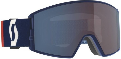 SCOTT -SCOTT Masque de ski REACT (Cat2+1) - Blue / Blue Chrome-0