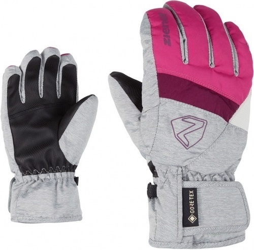 ZIENER-ZIENER Gants de ski Junior LEIF GTX - Pop Pink-0