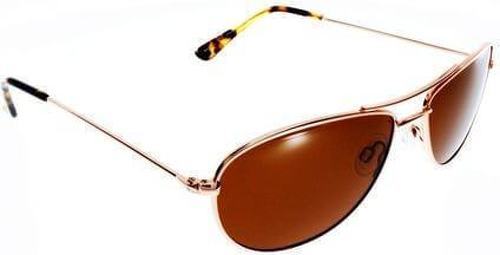 Max Juli-Mixte Forme Pilote Adapté Aux Petits Visages Max Juli Ultra Light 8017 Doré Marrons Polarisé Mixte , Catégorie 3, Verres Polarisés Pour Petits Visages - Lunettes de running-1