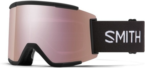 SMITH OPTICS-SMITH Masque de ski SQUAD XL - Black + ChromaPop Sun Black Gold Mirror Lens-0