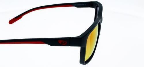 Demetz-Lunettes de Soleil DEMETZ Fun gris mat rouge , verre rouge Adolescent 12 à 16 ans - Indice 3-1