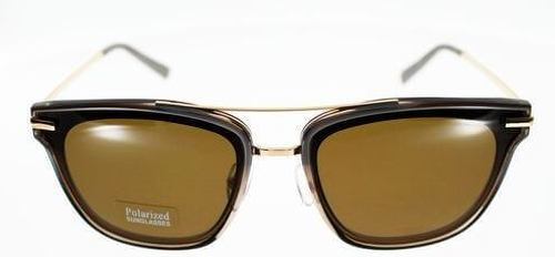 Ad Sol-Lunettes De Soleil Ad Sol 3298 /Gris/Doré Avec Branches Métal-2