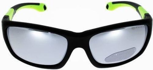 Demetz-Lunettes de Soleil enfant DEMETZ Natice noir mat citron vert Enfant Mixte 8 à 12 ans Indice 3-3