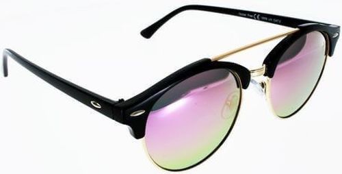 Ad Sol-Lunettes De Soleil Mixte Ad Sol Pz 094 Noir Rose Pour Un Style Clubround-3
