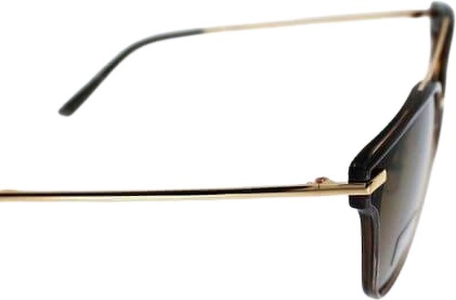 Ad Sol-Lunettes De Soleil Ad Sol 3298 /Gris/Doré Avec Branches Métal-1