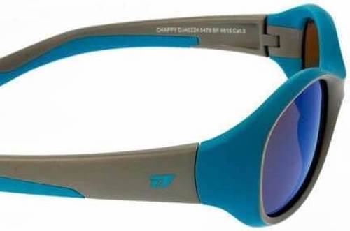 Demetz-Lunettes de Soleil DEMETZ CHAPPY Bleu Gris, verre anti lumière bleue Enfant Mixte 2 à 5 ans - Indice 3 - Miroité bleu-3