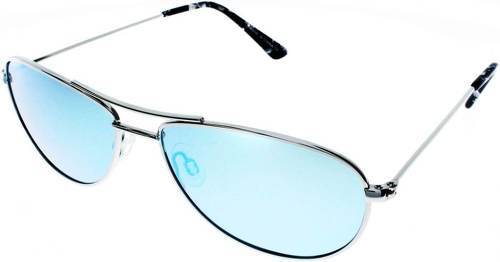 Max Juli-Mixte Forme Pilote Adapté Aux Petits Visages Max Juli Ultra Light 8017 Argent Tés Mixte , Catégorie 3, Verres Polarisés Pour Petits Visages - Lunettes de running-0