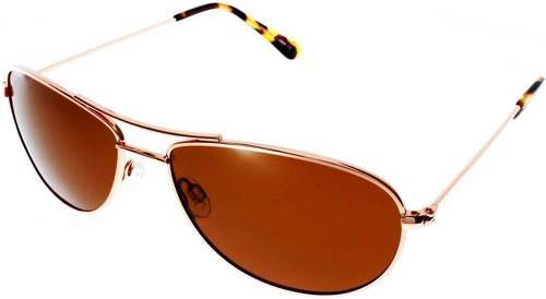 Max Juli-Mixte Forme Pilote Adapté Aux Petits Visages Max Juli Ultra Light 8017 Doré Marrons Polarisé Mixte , Catégorie 3, Verres Polarisés Pour Petits Visages - Lunettes de running-0