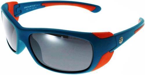 Demetz-Lunettes de Soleil adolescent DEMETZ TRACE turquoise corail, monture souple Mixte 8 à 14 ans Indice 4-0