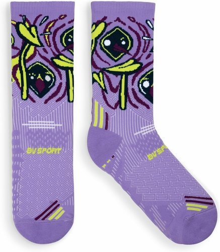 BV SPORT-Chaussettes RUN COLLECTOR NHOBI Brasil Violet-1