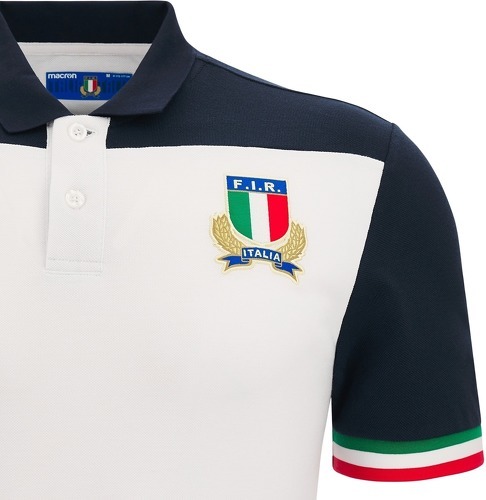 MACRON-Maillot Extérieur coton Italie Rugby 2022/23-2