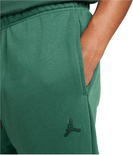 NIKE-Pantalon de survêtement Nike Jordan Essentials Fleece vert foncé-1