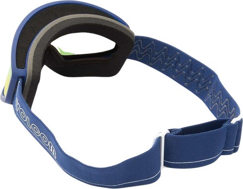 VOLCOM-Masque de snow Footprints Dark Blue/White - Gold Chrome-3