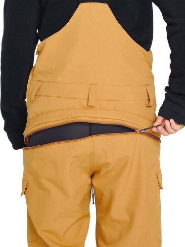 VOLCOM-Salopette de snow Creston 3D Stretch - Caramel-4