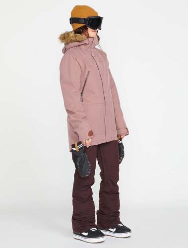 VOLCOM-Salopette de snow Swift - Black Plum-2