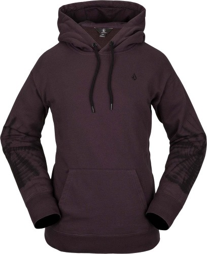 VOLCOM-Sweat à capuche Costus Fleece - Black Plum-4